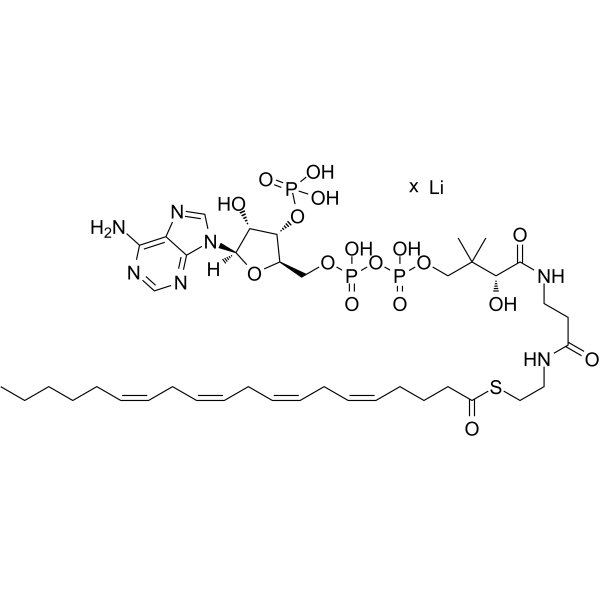 Arachidonoyl coenzyme A lithium  Chemical Structure