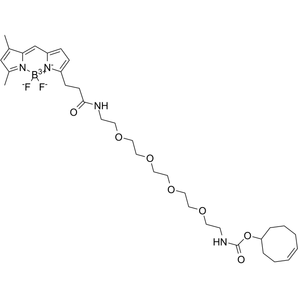 BDP FL-PEG4-TCO Chemical Structure