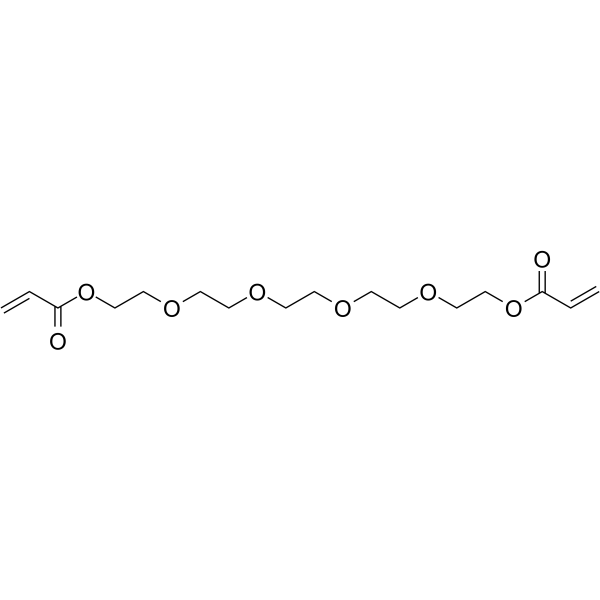 Bis-acrylate-PEG5 التركيب الكيميائي