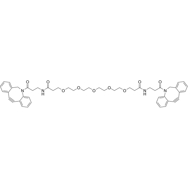 DBCO-PEG5-DBCO Chemische Struktur