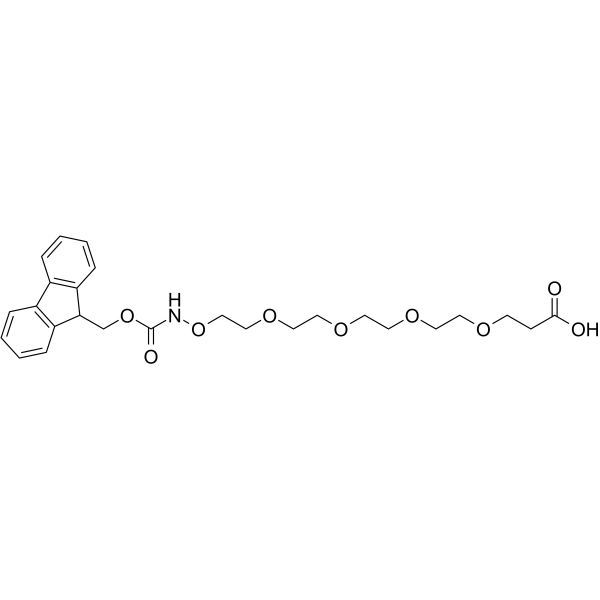 Fmoc-aminooxy-PEG4-acid Chemical Structure