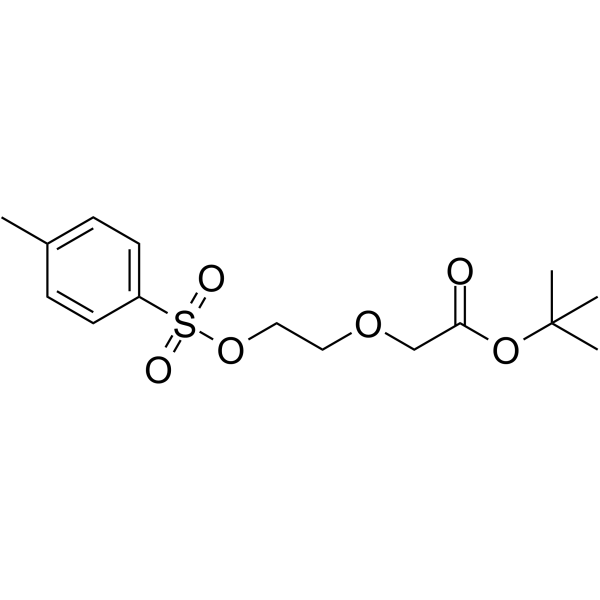 Tos-PEG1-CH2-Boc التركيب الكيميائي