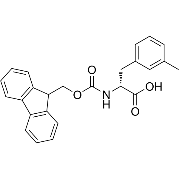 Fmoc-D-3-Methylphenylalanine التركيب الكيميائي