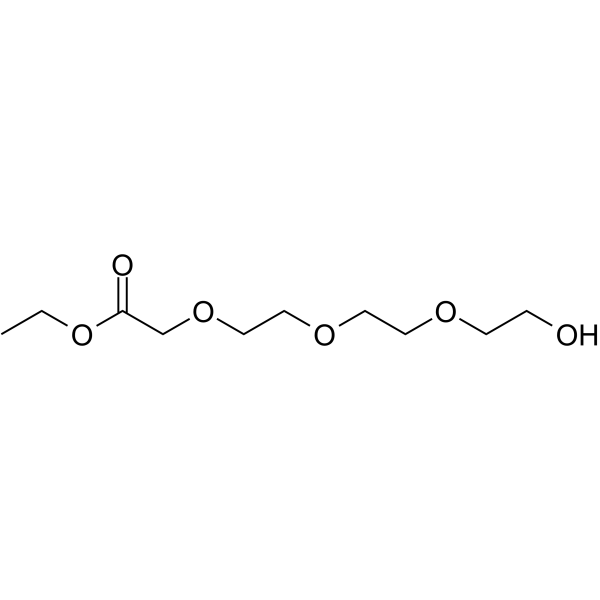 Hydroxy-PEG3-ethyl acetate Chemische Struktur