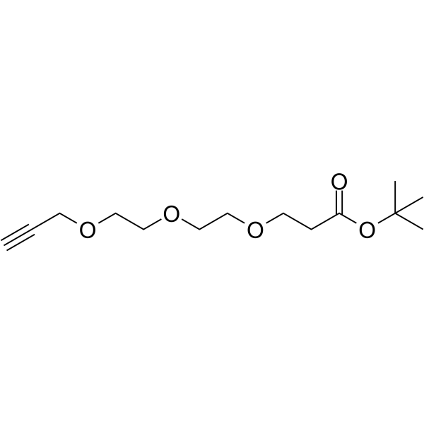 Propargyl-PEG3-Boc Chemical Structure