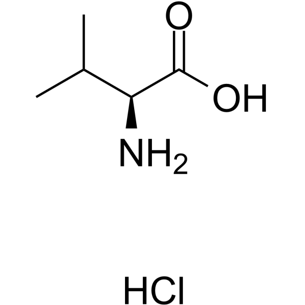 L-Valine hydrochloride 化学構造