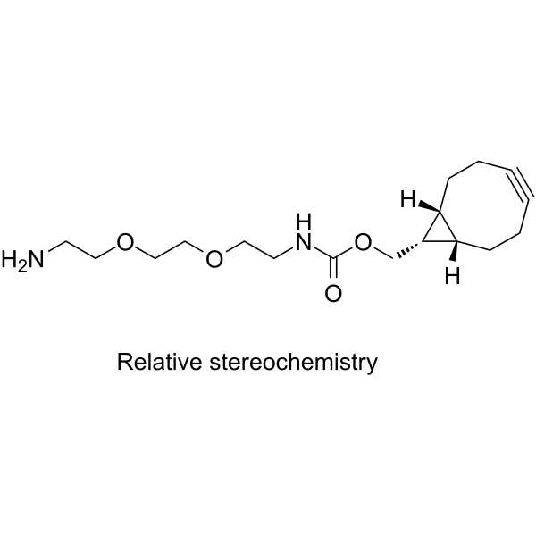 endo-BCN-PEG2-NH2 Chemical Structure