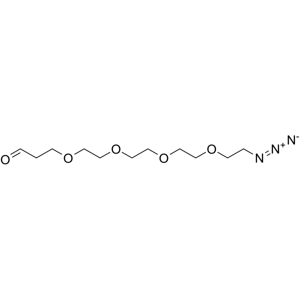 Ald-C2-PEG4-azide Chemical Structure