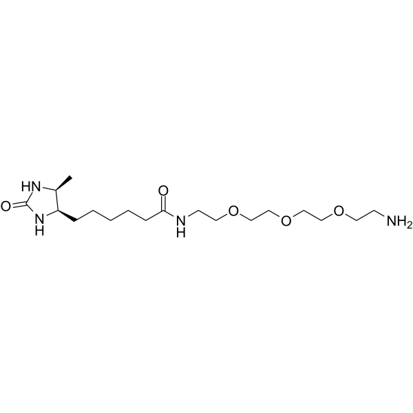 Amine-PEG3-Desthiobiotin Chemical Structure