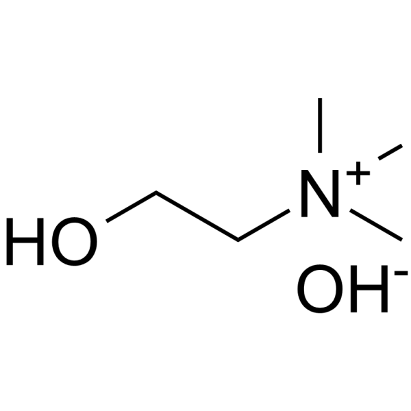 Choline hydroxide 化学構造