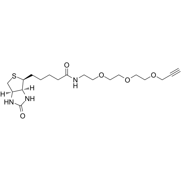 Biotin-PEG3-propargyl Chemical Structure