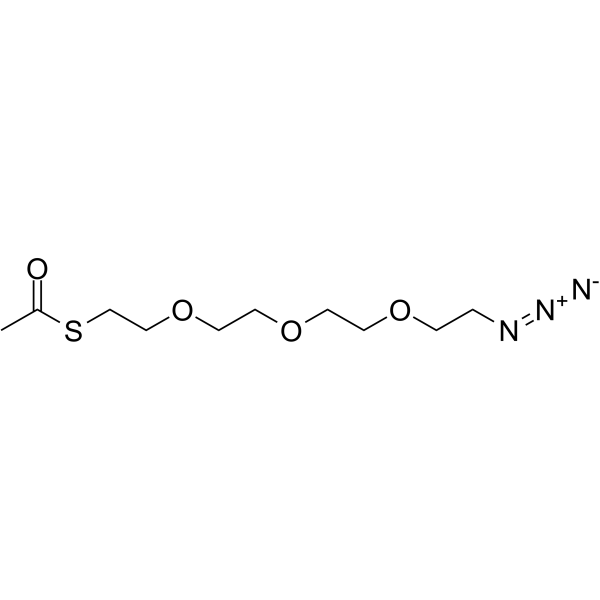 S-Acetyl-PEG3-azide Chemical Structure