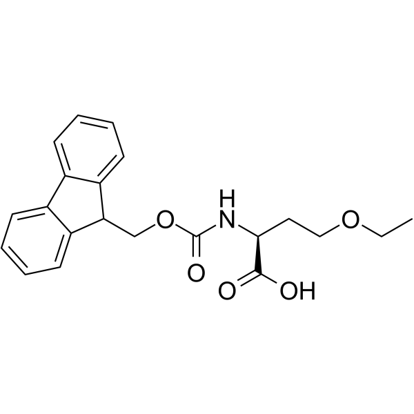 N-Fmoc-O-ethyl-L-homoserine 化学構造