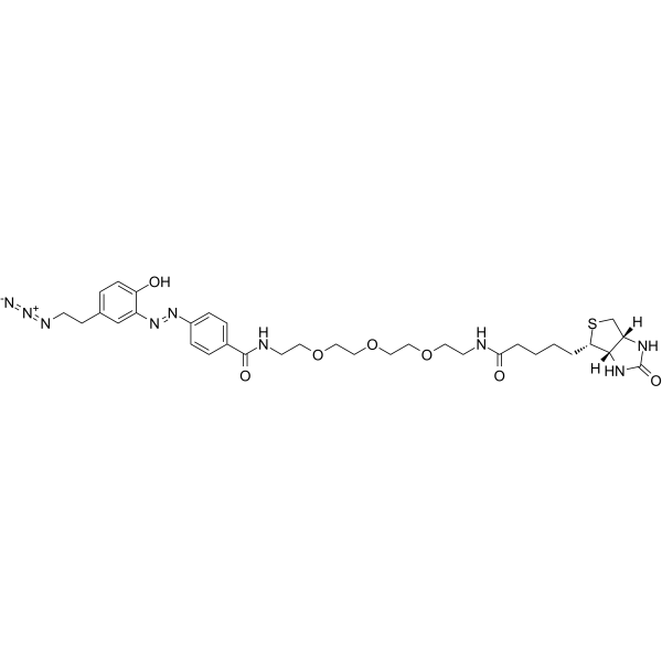 Diazo Biotin-PEG3-azide Chemische Struktur