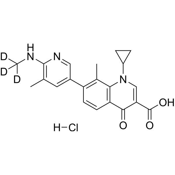 Ozenoxacin-d3 hydrochloride Chemical Structure