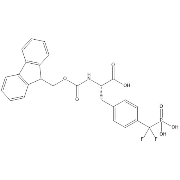 Fmoc-Phe(CF2PO3)-OH Chemische Struktur