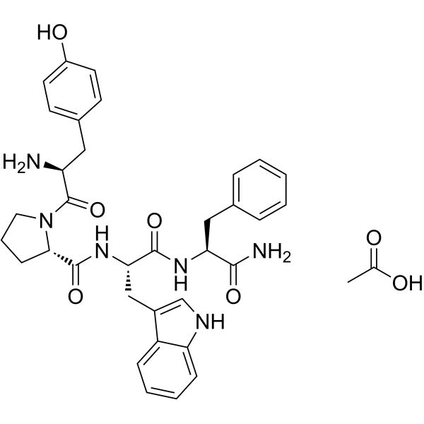 Endomorphin 1 acetate Chemical Structure