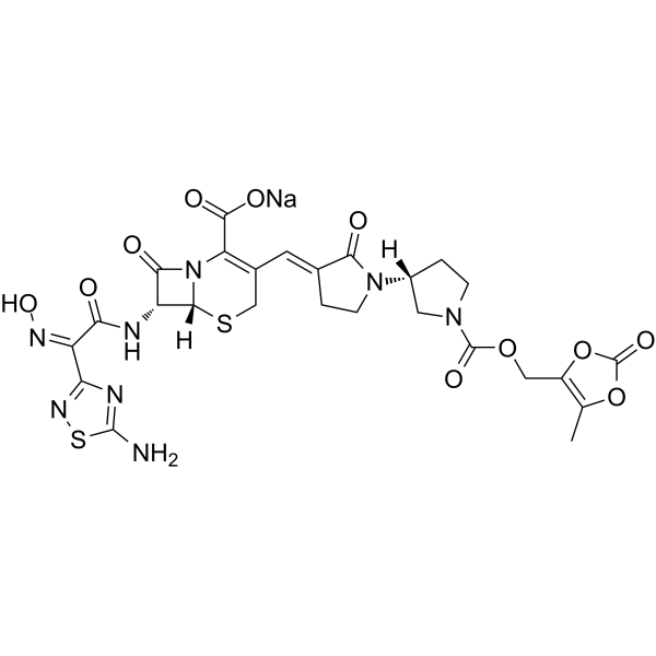 Ceftobiprole medocaril sodium  Chemical Structure