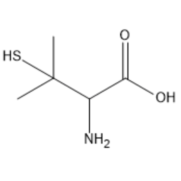 DL-Penicillamine 化学構造