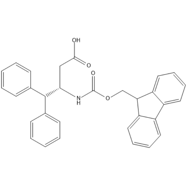 Fmoc-S-3-amino-4,4-diphenyl-butyric acid Chemical Structure