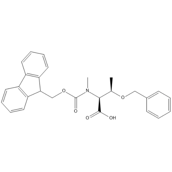 N-(((9H-Fluoren-9-yl)methoxy)carbonyl)-O-benzyl-N-methyl-L-threonine التركيب الكيميائي