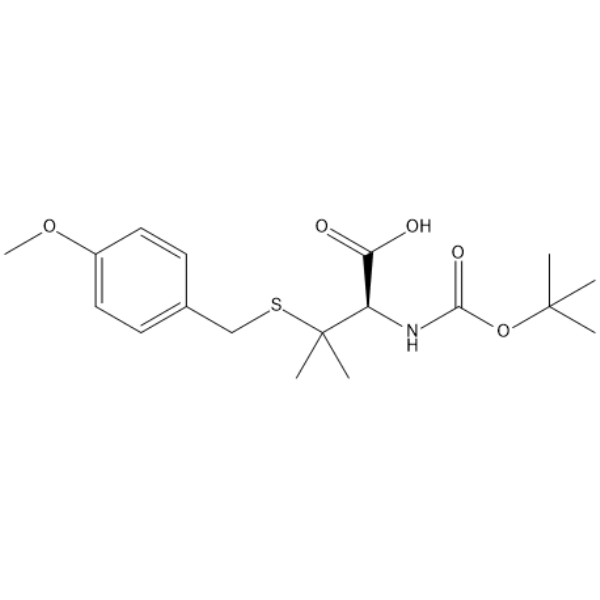 Boc-Pen(Mob)-OH Chemical Structure