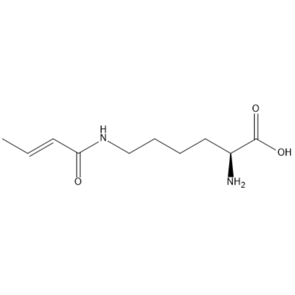 N6-(But-2-enoyl)-L-lysine Chemical Structure