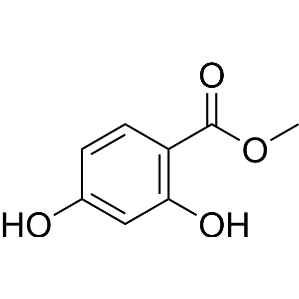 Methyl 2,4-dihydroxybenzoate Chemical Structure