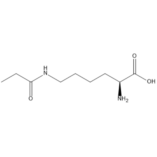 N6-Propionyl-L-lysine التركيب الكيميائي