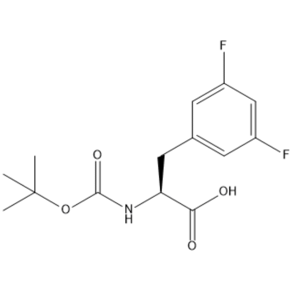 N-Boc-L-3,5-difluorophenylalanine Chemical Structure