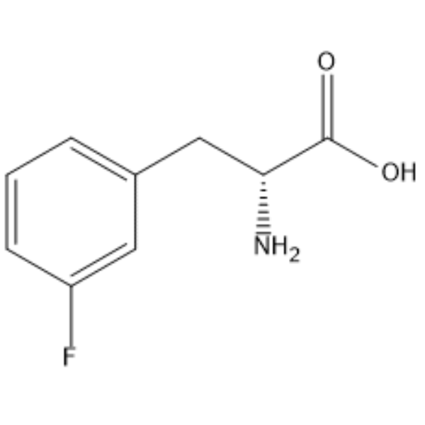 H-D-Phe(3-F)-OH Chemische Struktur