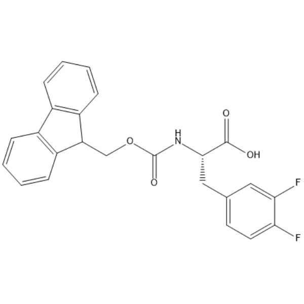 Fmoc-Phe(3,4-DiF)-OH Chemische Struktur