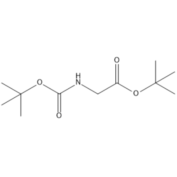 tert-Butyl 2-((tert-butoxycarbonyl)amino)acetate التركيب الكيميائي