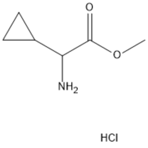 Methyl 2-amino-2-cyclopropylacetate hydrochloride Chemical Structure