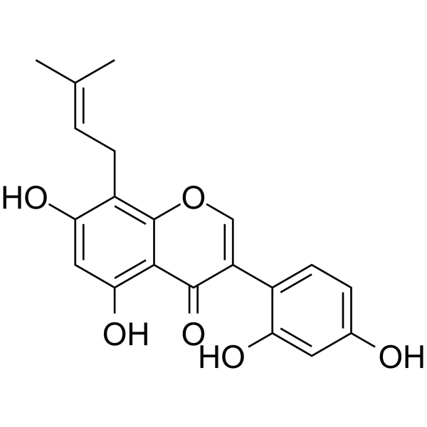 2,3-Dehydrokievitone Chemische Struktur