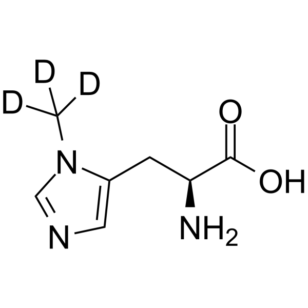 3-Methyl-L-histidine-d3 Chemical Structure