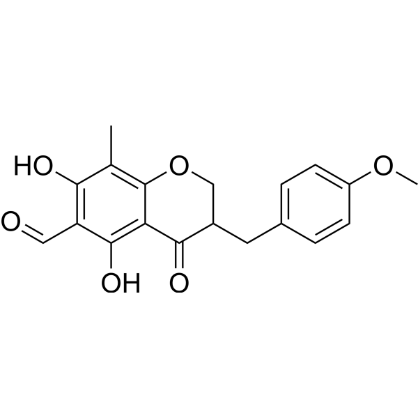 6-Formyl-isoophiopogonanone B Chemical Structure