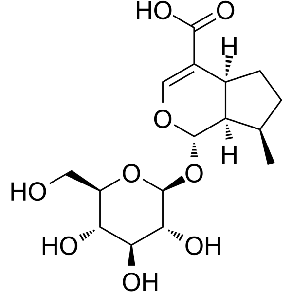 8-Epideoxyloganic acid 化学構造