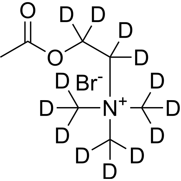 Acetylcholine-d13 bromide  Chemical Structure