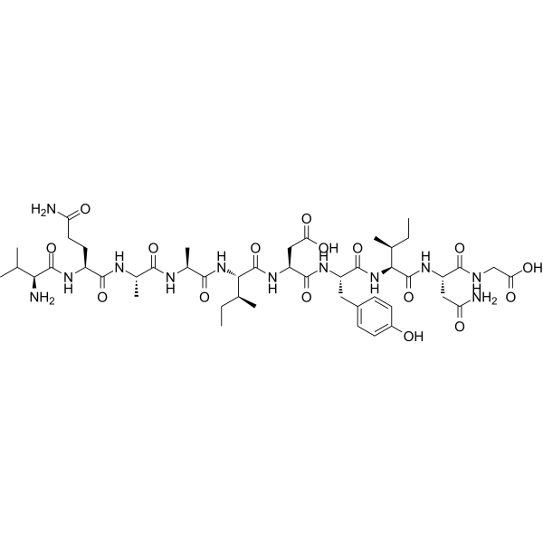 Acyl Carrier Protein (ACP) (65-74) Chemical Structure