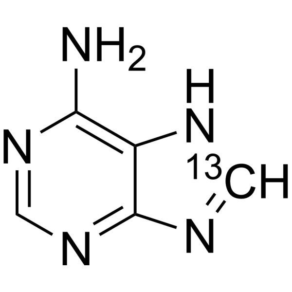 Adenine-13C Chemical Structure