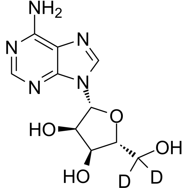 Adenosine-d2 Chemical Structure