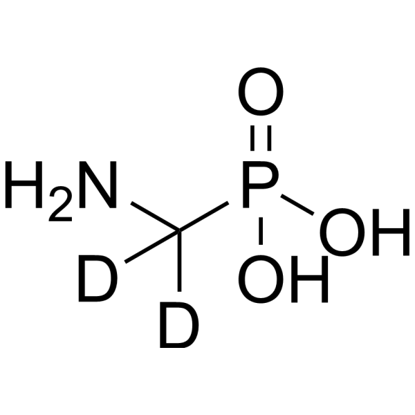 (Aminomethyl)phosphonic acid-d2 Chemische Struktur