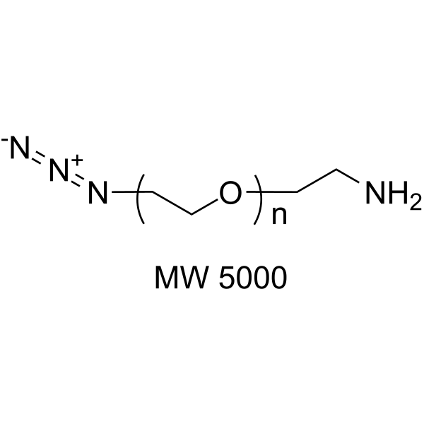 Azide-PEG-amine (MW 5000) التركيب الكيميائي