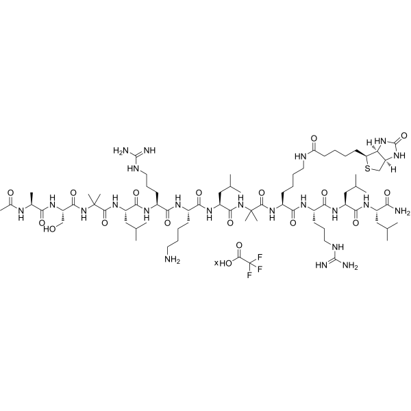 Biotin-COG1410 TFA التركيب الكيميائي