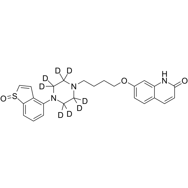 Brexpiprazole S-oxide-d8 Chemical Structure