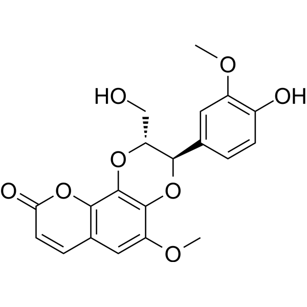 Cleomiscosin A  Chemical Structure