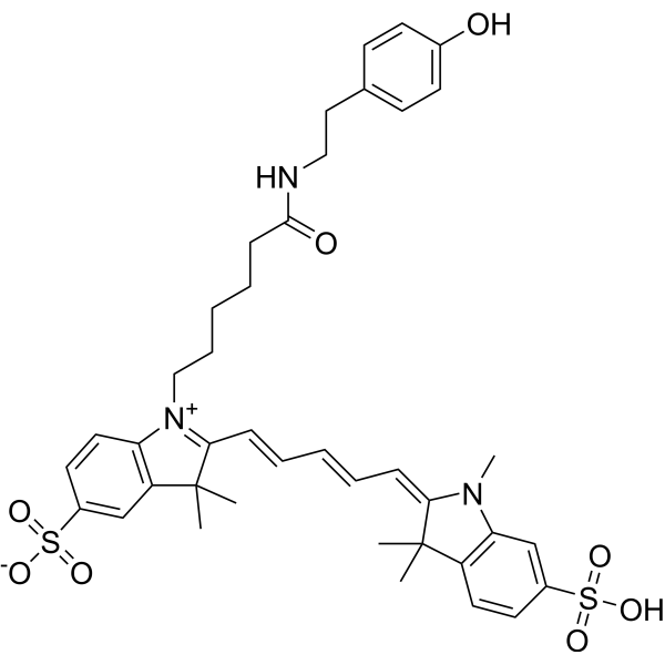 Cyanine 5 Tyramide methyl indole  Chemical Structure