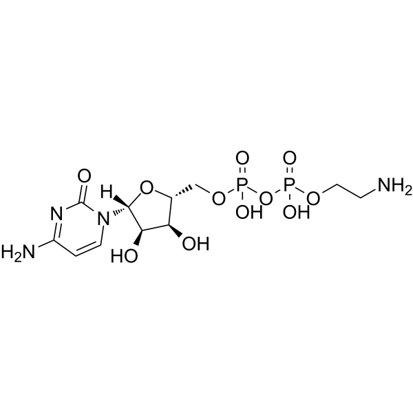 Cytidine 5′-diphosphoethanolamine Chemische Struktur