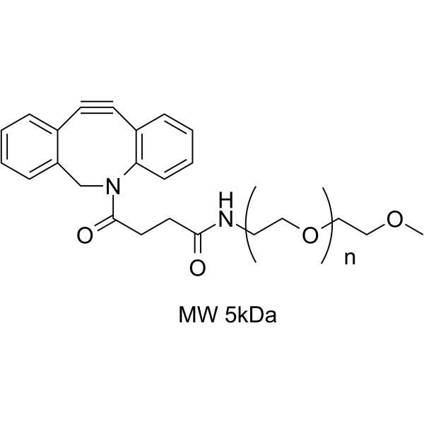 DBCO-mPEG (MW 5kDa) التركيب الكيميائي